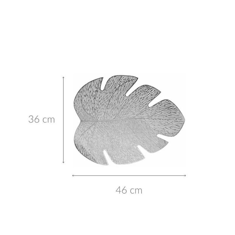 Douceur D'intérieur, mata na stół w kształcie liścia, 36-46 cm
