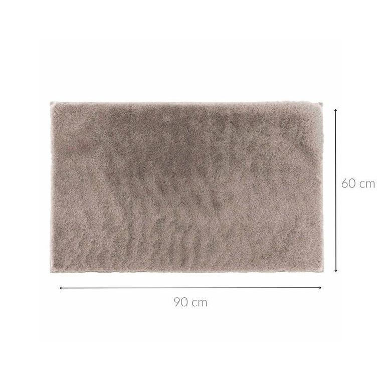 Douceur D'intérieur, miękki dywan ze sztucznego futra, brązowy, Feline