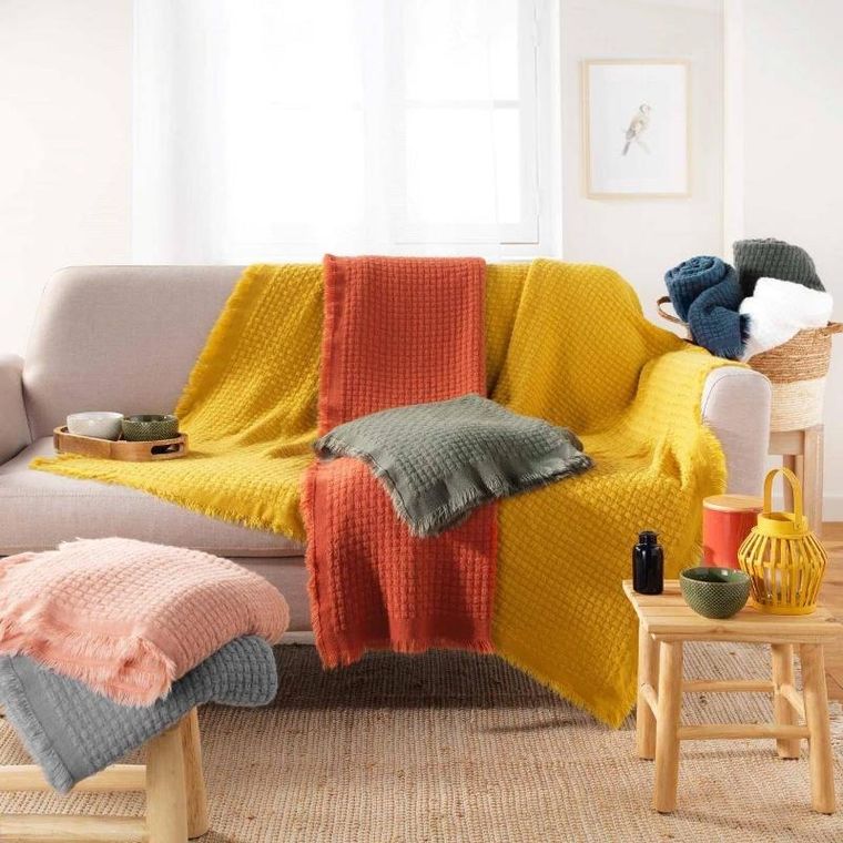 Douceur d'intérieur, narzuta na kanapę, Coraline, 125-150 cm