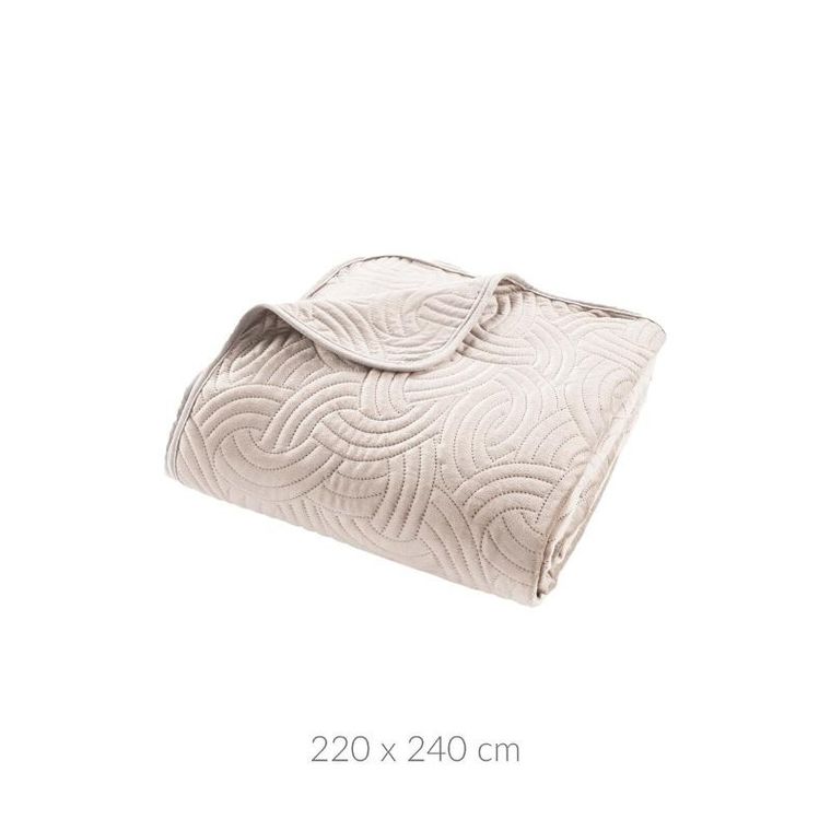 Douceur D'intérieur, narzuta na łóżko i 2 poszewki na poduszki, 220-240 cm