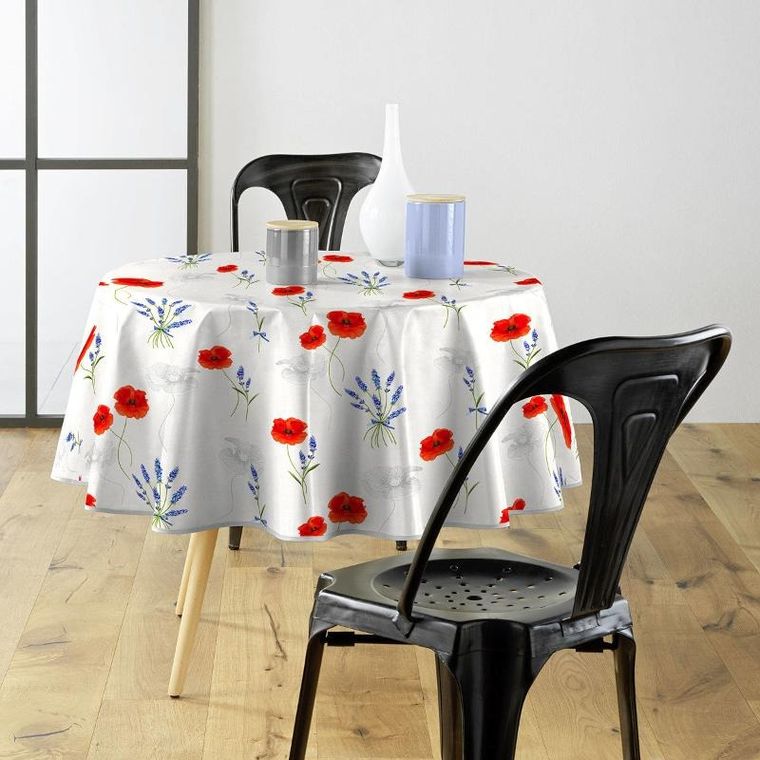 Douceur d'intérieur, obrus ceratowy, Sisteron, ø 160 cm