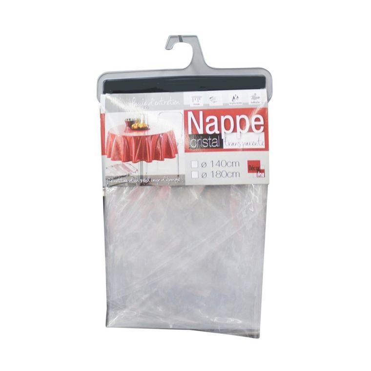 Douceur d'intérieur, obrus owalny transparentny, 140-240 cm