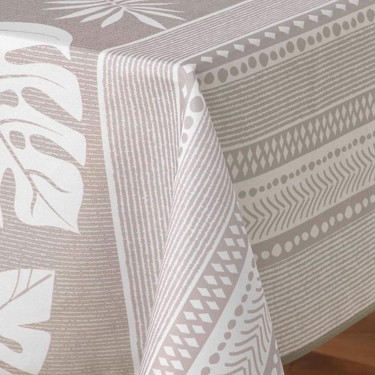 Douceur d'intérieur, obrus poliestrowy z nadrukiem, Ambrine, 150-240 cm