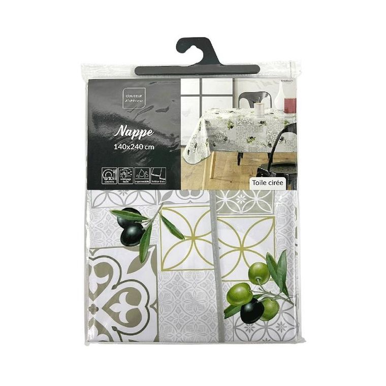 Douceur d'intérieur, obrus w hiszpański wzór, Andalousie, 140-240 cm, tworzywo sztuczne