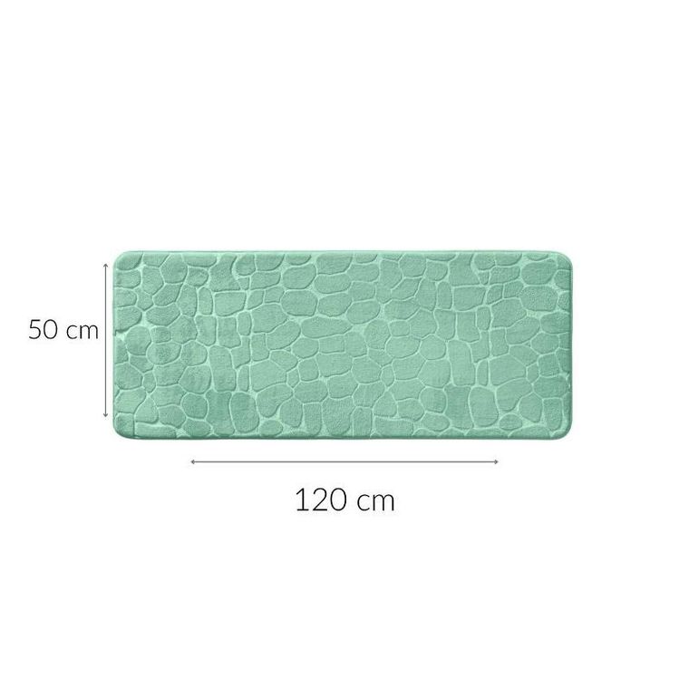 Douceur D'intérieur, podłużna mata łazienkowa z tłoczonym wzorem, 50-120 cm