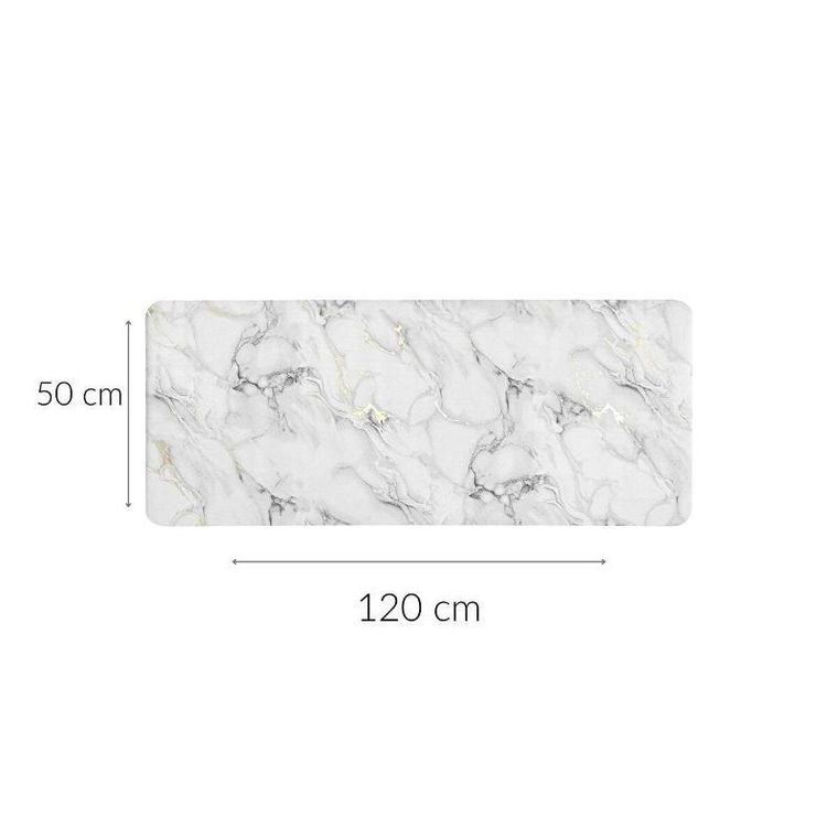 Douceur D'intérieur, podłużna mata łazienkowa ze wzorem, 50-120 cm