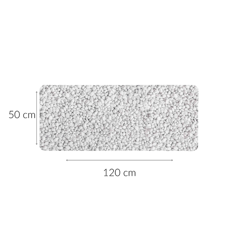 Douceur D'intérieur, podłużna mata łazienkowa ze wzorem, 50-120 cm