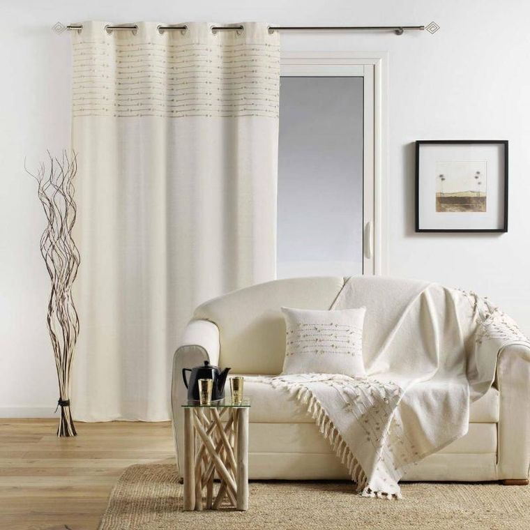 Douceur d'intérieur, poduszka dekoracyjna bawełniana, golden sunset, 40-40 cm