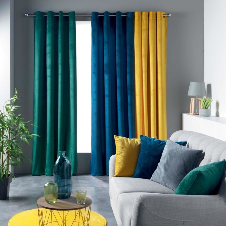 Douceur d'intérieur, poszewka dekoracyjna, 40-40 cm, Veloutea, szara