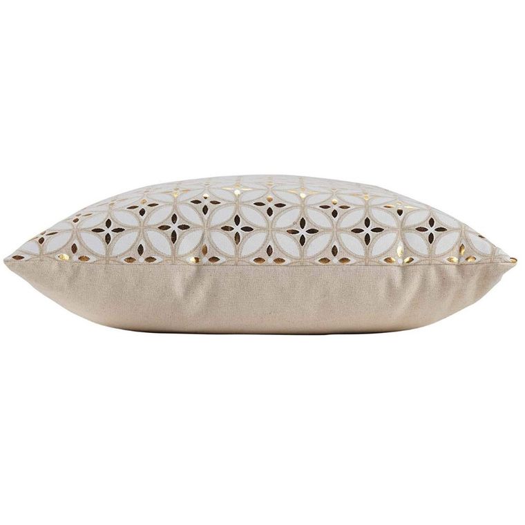 Douceur d'intérieur, poszewka na poduszkę, Azelia, 45-45 cm, złota mozaika