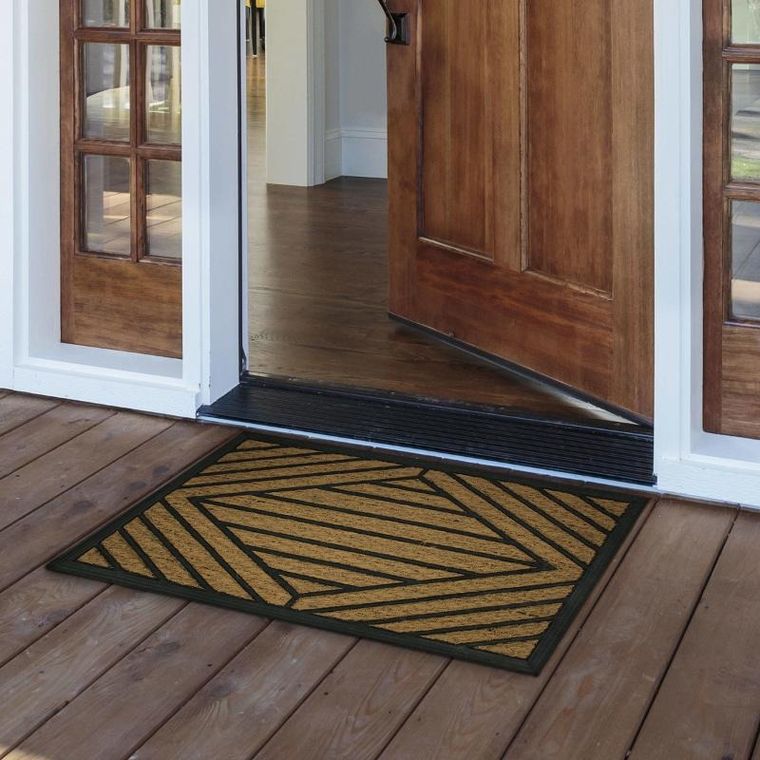 Douceur d'intérieur, prostokątna wycieraczka z włóknem kokosowym, Lozys, 45-75 cm