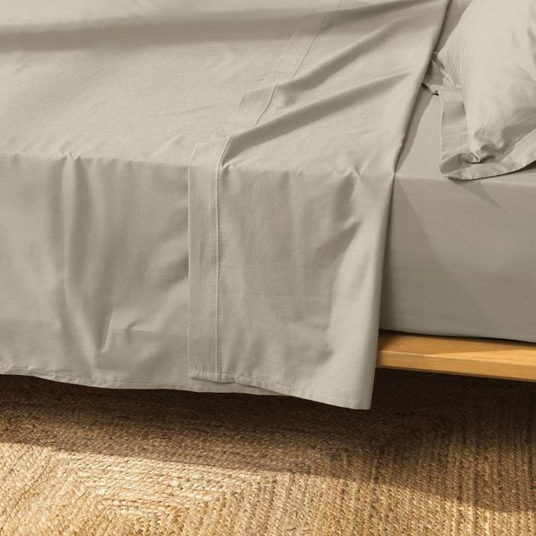 Douceur d'intérieur, prześcieradło z organicznej bawełny, 240-300 cm