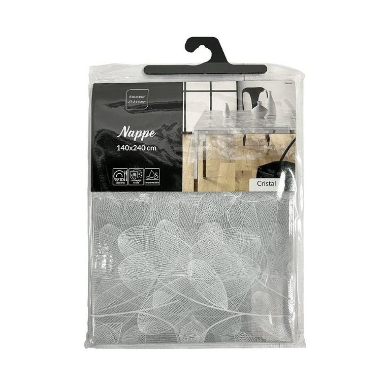 Douceur d'intérieur, przezroczysty obrus z PCV, Daniela, 140-240 cm