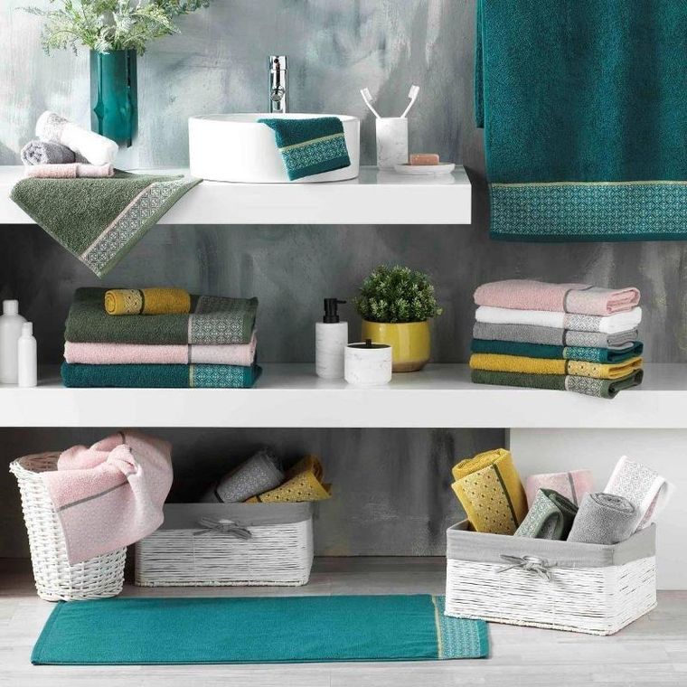 Douceur d'intérieur, ręcznik kąpielowy, Belina, bawełniany, 90-150 cm