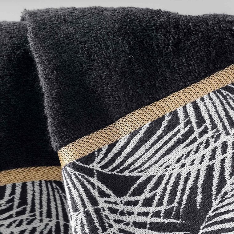 Douceur d'intérieur, ręcznik kąpielowy, Orbella, 90-150 cm, czarny