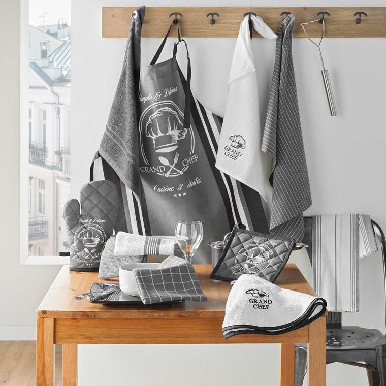 Douceur d'intérieur, ręcznik kuchenny frotte, Grand Chef, Ø 60 cm