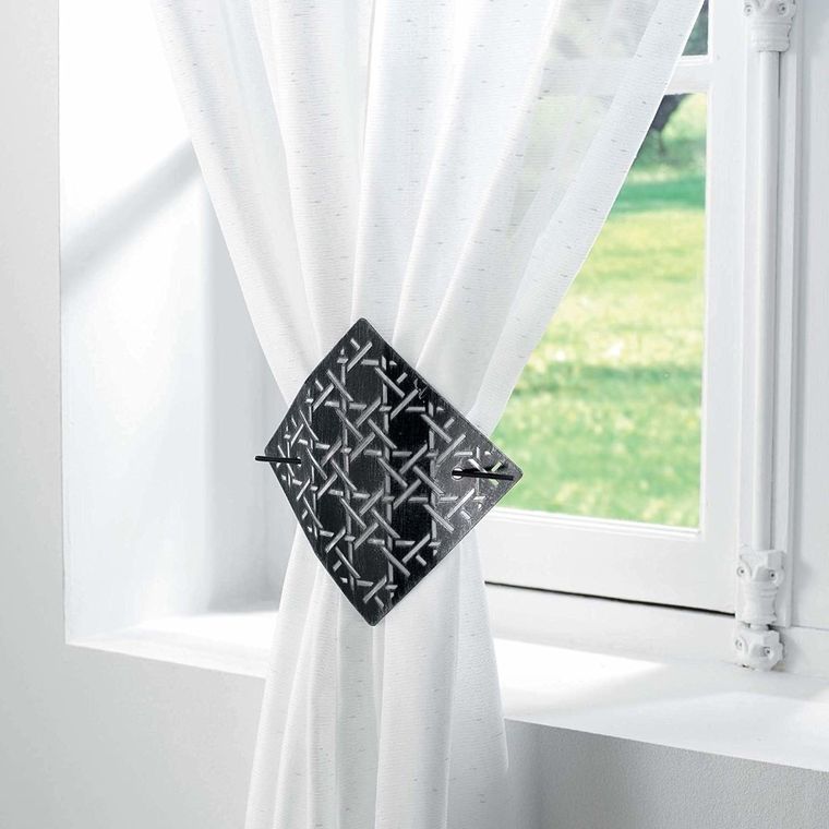 Douceur d'intérieur, spinka do zasłony, Bobix, 1 szt., czarna