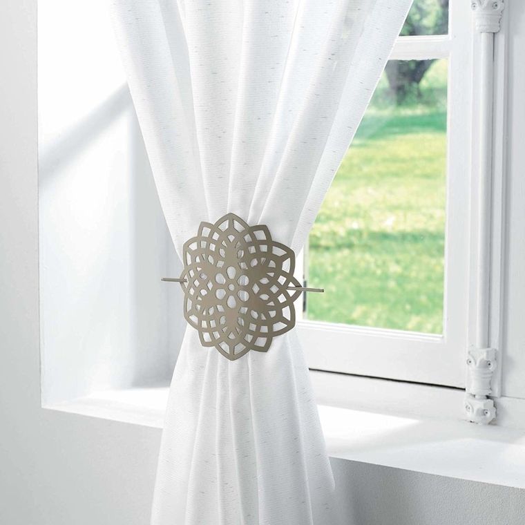 Douceur d'intérieur, spinka do zasłony, Rosae, 1 szt., beżowa