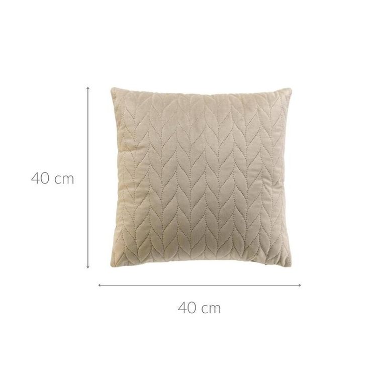 Douceur D'intérieur, welurowa poduszka dekoracyjna, 40-40 cm