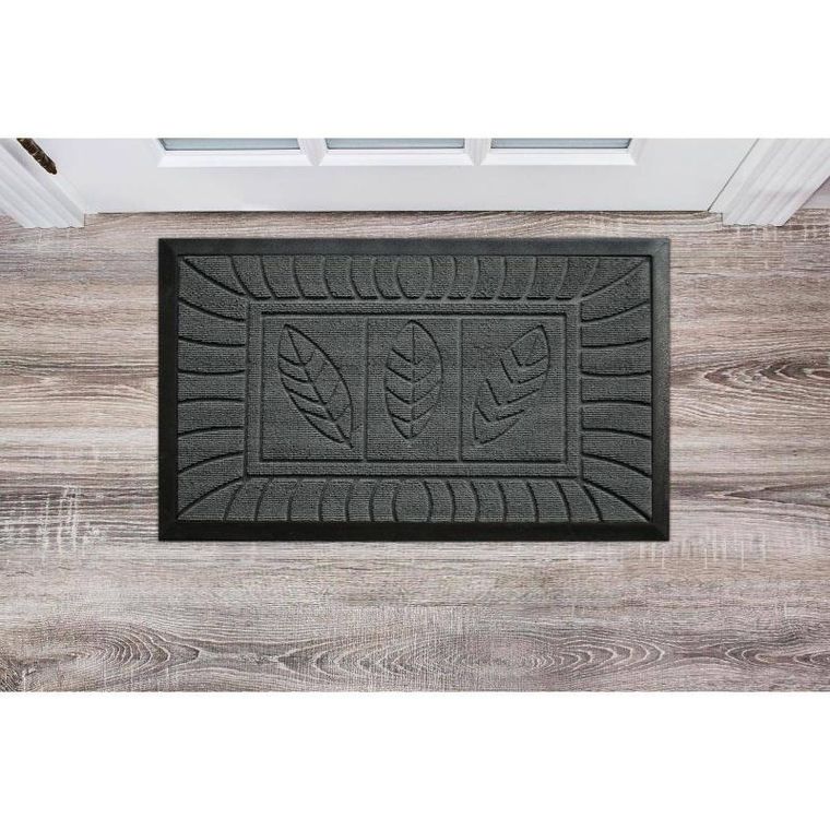 Douceur d'intérieur, wycieraczka gumowa pod drzwi, Feuilles, 45-75 cm