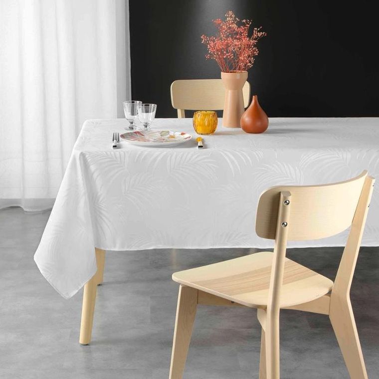 Douceur d'intérieur, żakardowy obrus prostokątny, Plumette, 140-240 cm