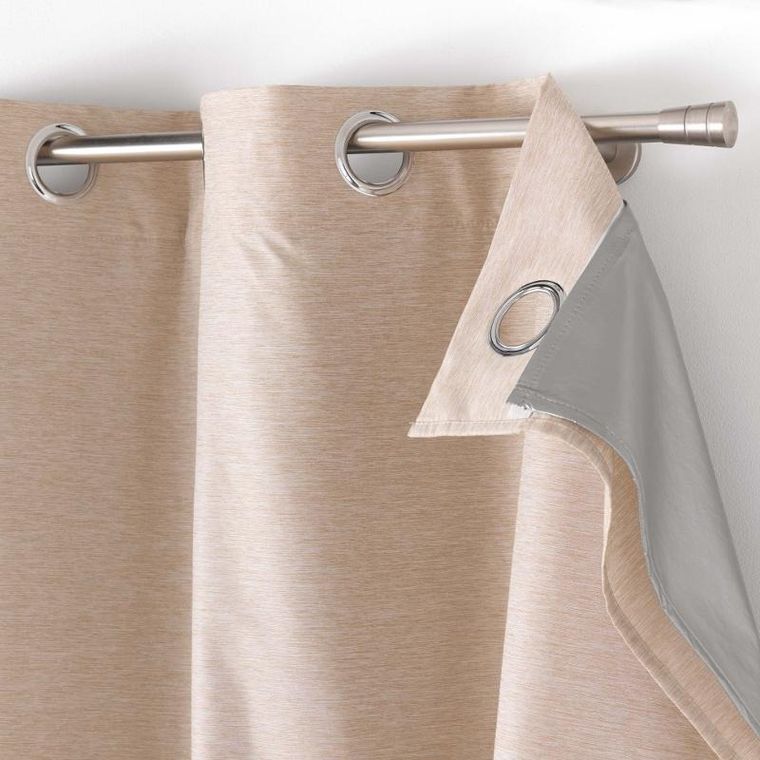 Douceur d'intérieur, zasłona na przelotkach z warstwą zaciemniającą, dwuwarstwowa, 140-260 cm