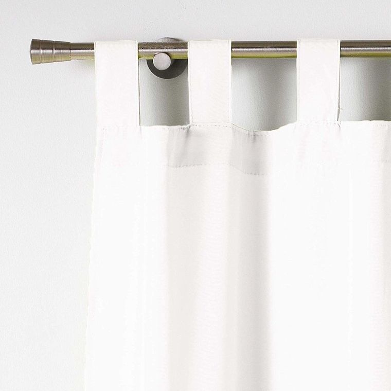 Douceur d'intérieur, zasłona na szelkach, 140-260 cm, Essent, biel, biała