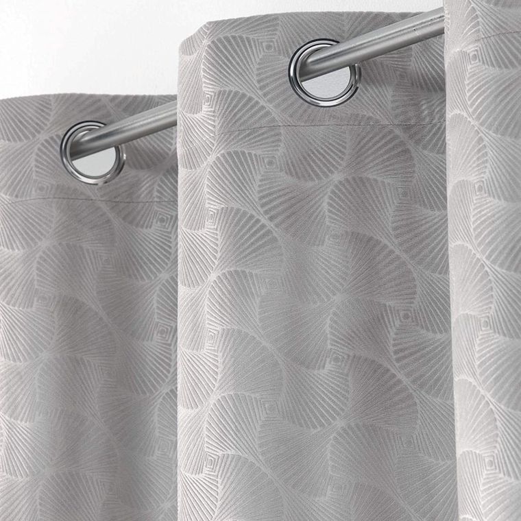 Douceur d'intérieur, zasłona zaciemniająca, Adrina, 140-240 cm, szara