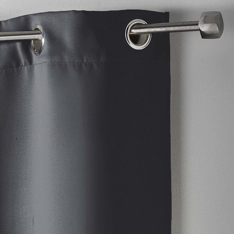 Douceur d'intérieur, zasłona zaciemniająca, szara, Occult, 140-180 cm
