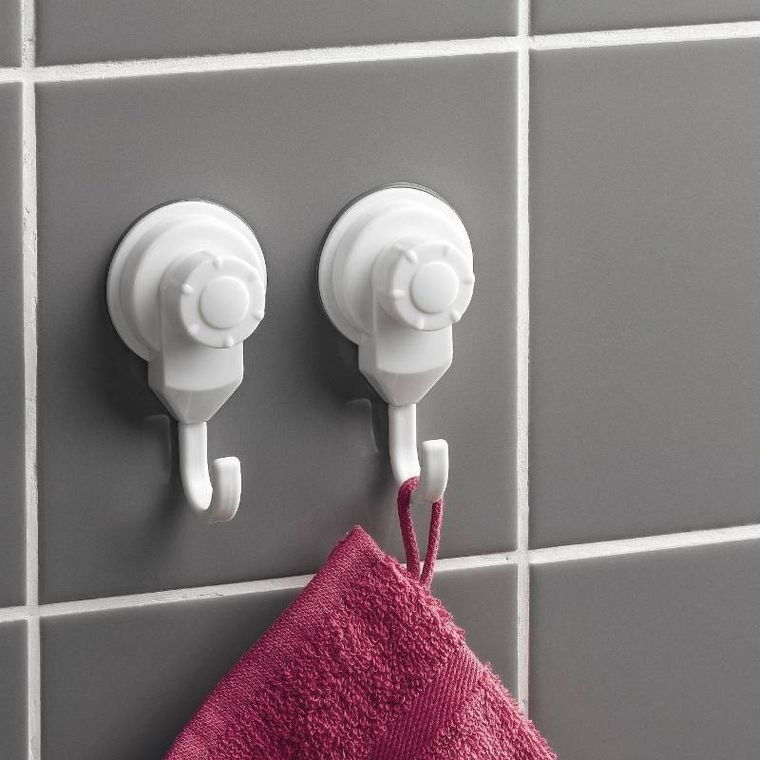Douceur d'intérieur, zestaw haczyków montowanych na przyssawkę, 2 szt.