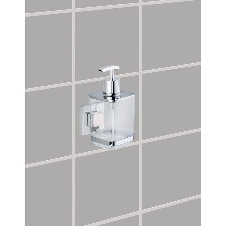 Dozownik do mydła, Quadro, Vacuum-Loc stal nierdzewna, 340 ml