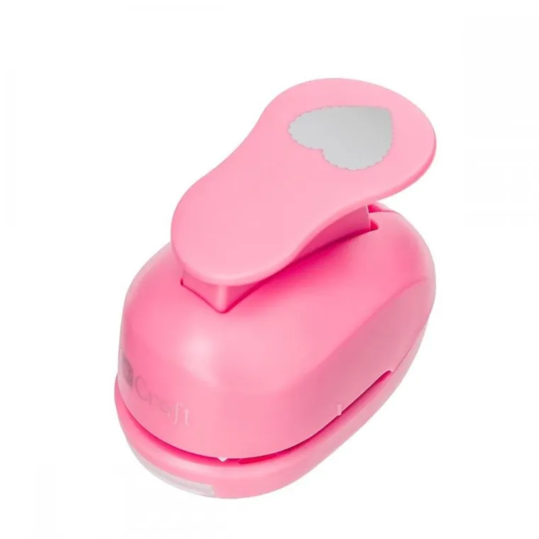 DP Craft, dziurkacz ozdobny, serce falbanka, 25 mm