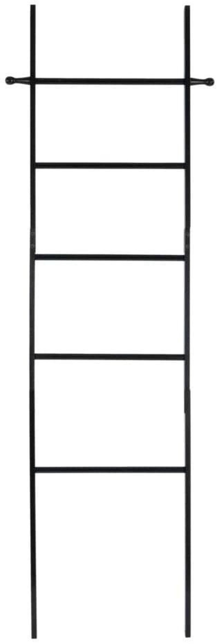 Drabina łazienkowa, Suri Bamboo, czarna