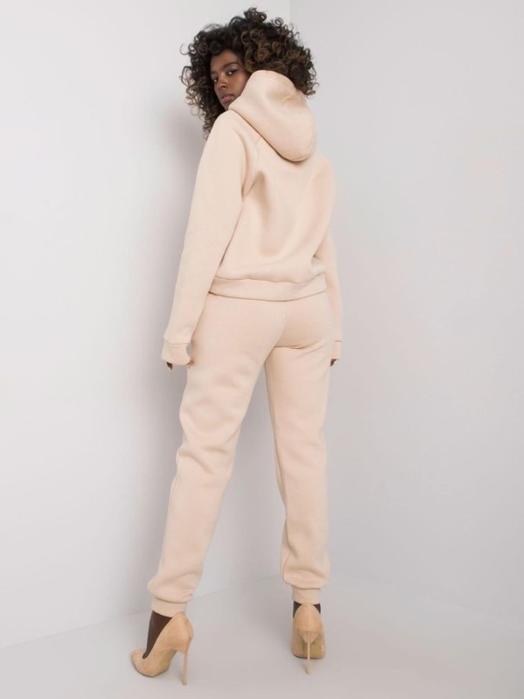 Dres damski, beżowy, Ex Moda