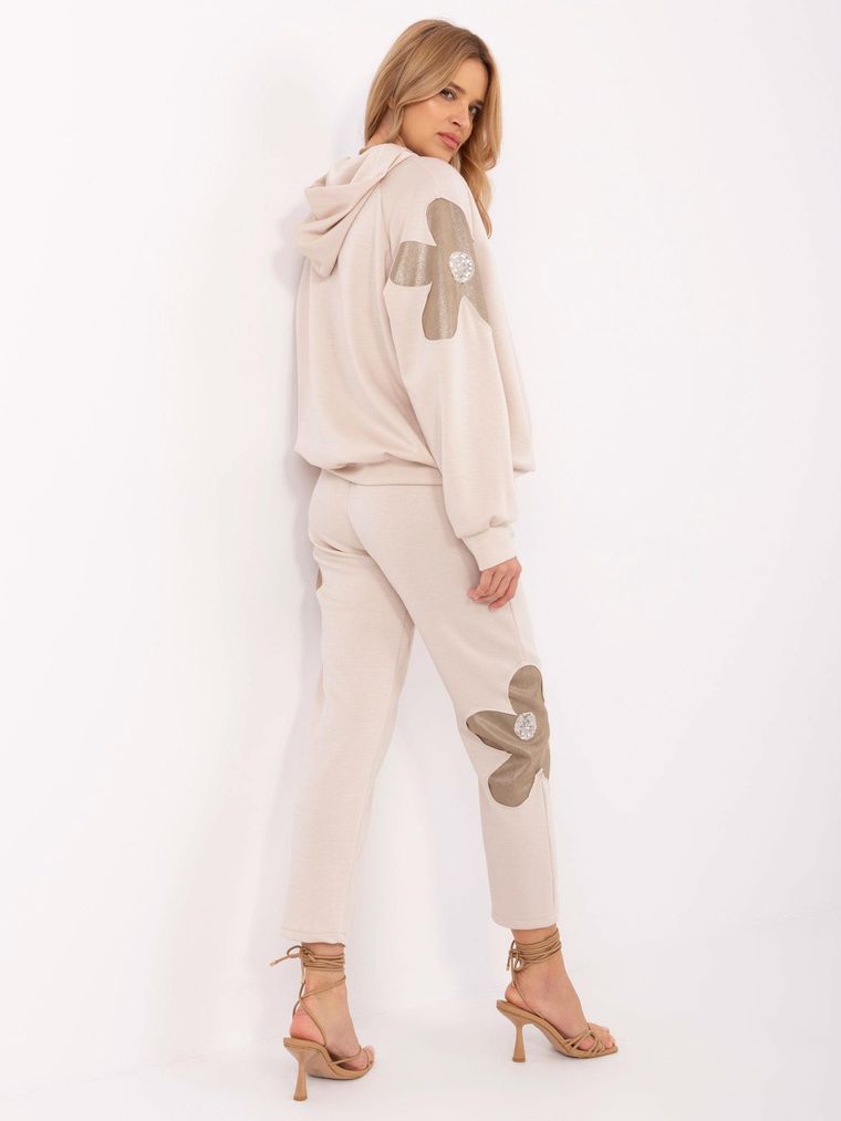 Dres damski, beżowy, Italy Moda