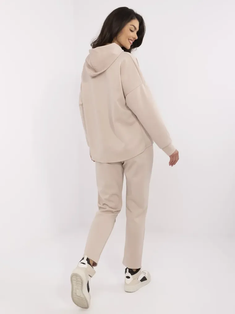 Dres damski, beżowy, Italy Moda