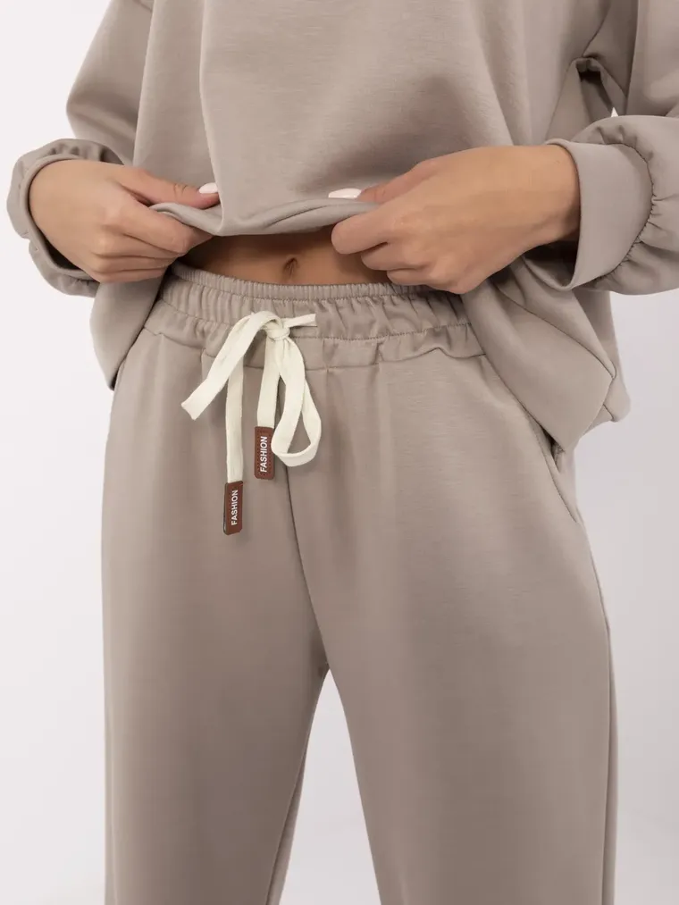 Dres damski, beżowy, Italy Moda