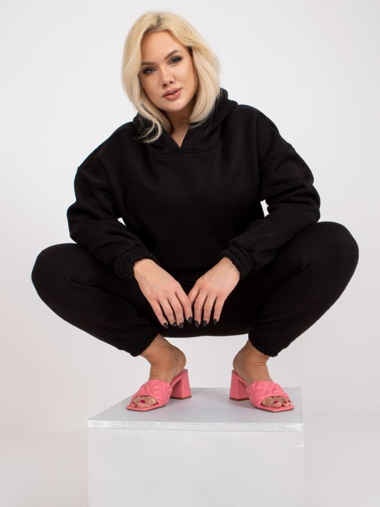 Dres damski, czarny, plus size, Factory Price