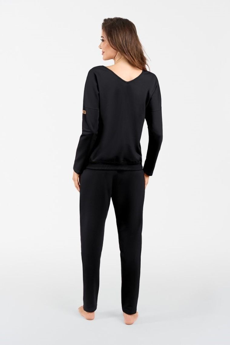 Dres damski, plus size, czarny, Karina, Italian Fashion