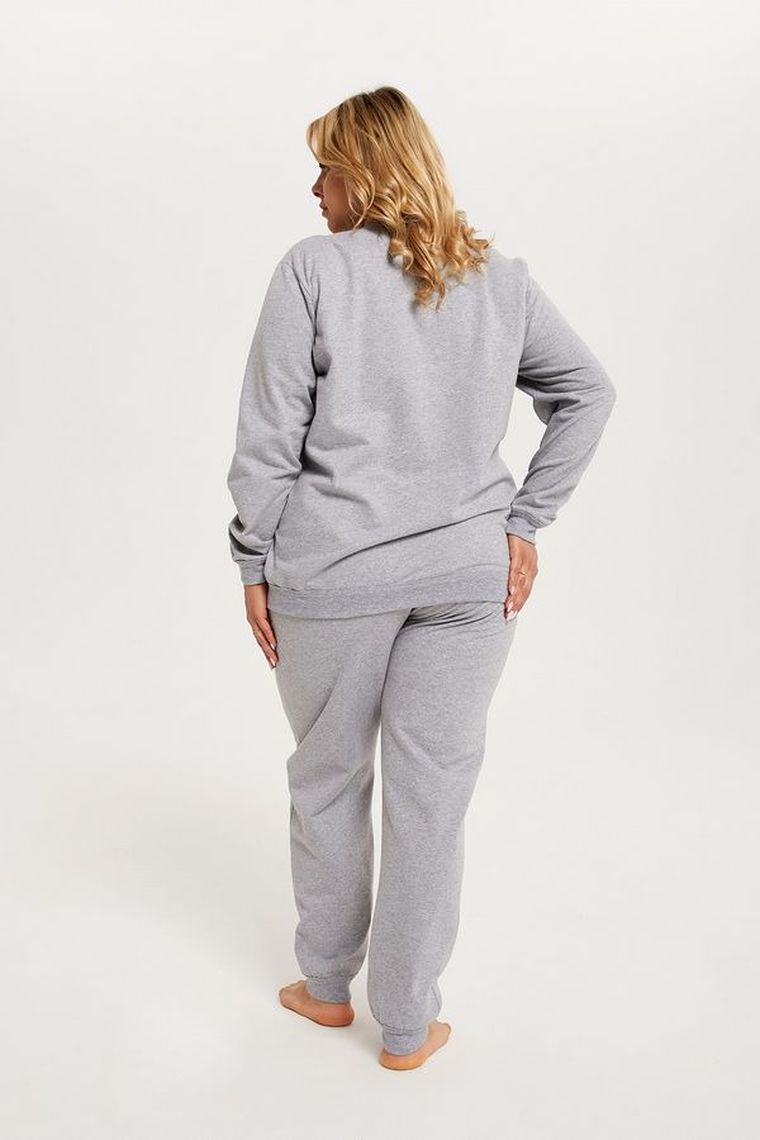 Dres damski, plus size, szary, Fox, Italian Fashion