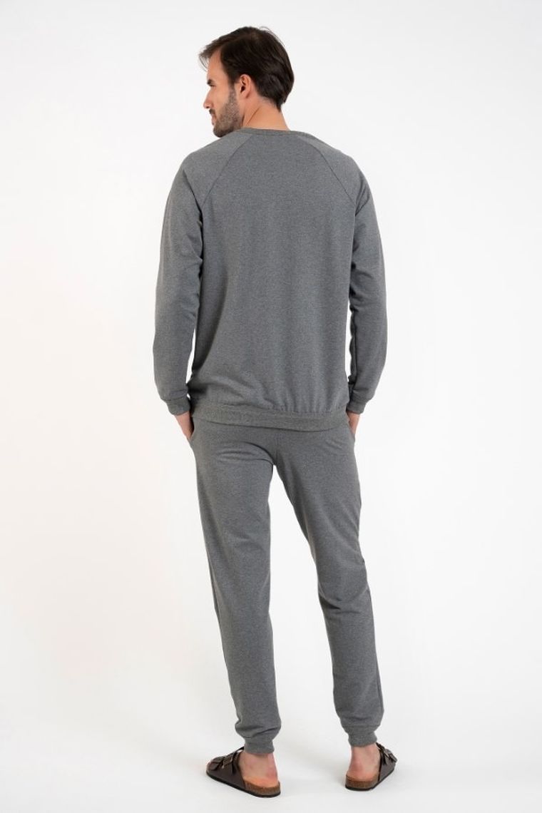 Dres męski, plus size, szary, Hektor, Italian Fashion