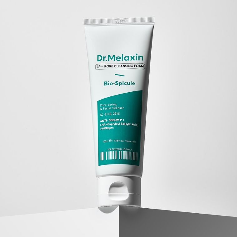 Dr.Melaxin, BP Line, oczyszczająca pianka do twarzy z bio-spikulami, 100 ml