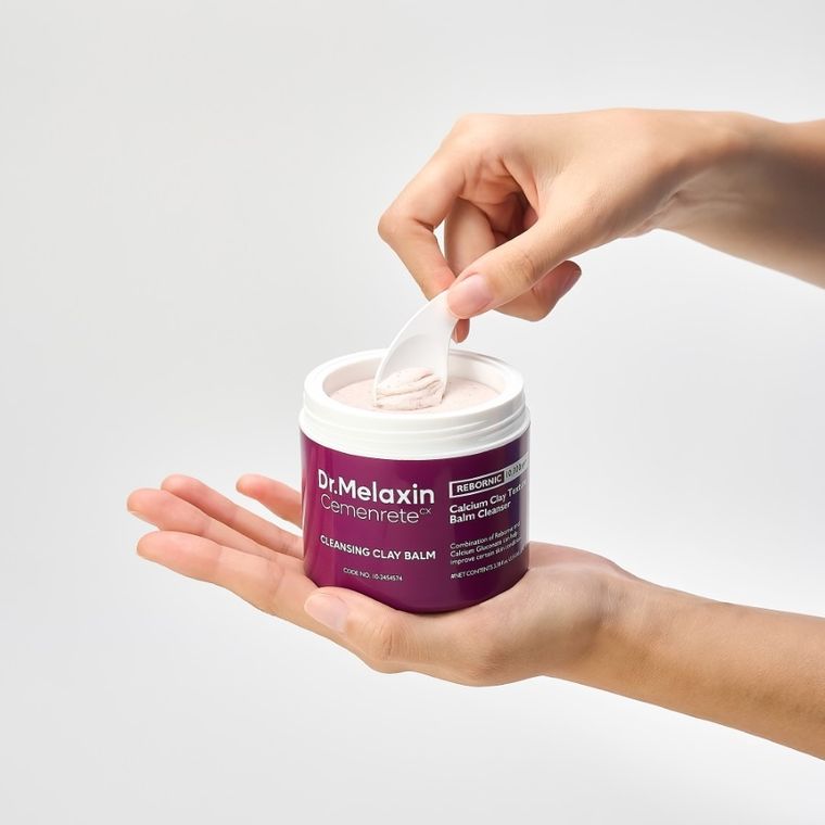 Dr.Melaxin, Cemenrete Line, oczyszczający balsam glinkowy do demakijażu i pielęgnacji skóry, 100 ml