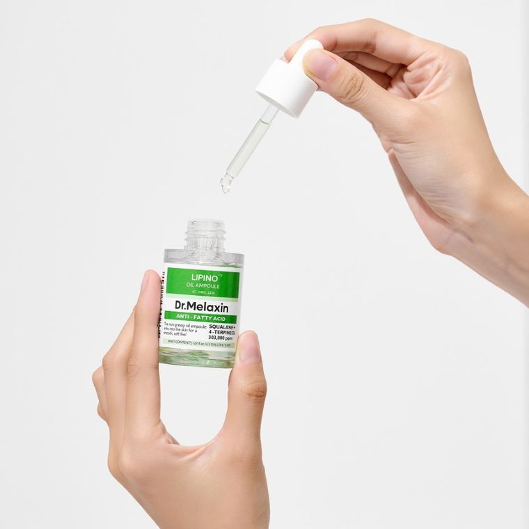 Dr.Melaxin, Lipino Oil Ampoule, lekkie serum olejowe przeciw niedoskonałościom, 30 ml