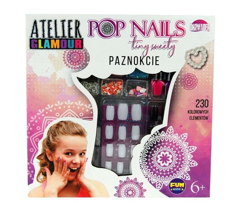 Dromader, Atelier Glamour, zestaw do stylizacji paznokci