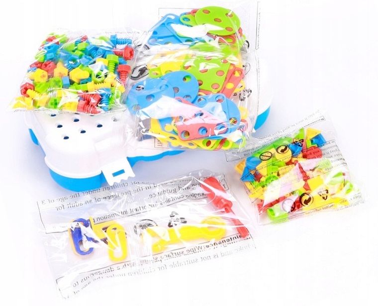 Dromader, klocki konstrkcyjne w walizce, 240 elementów