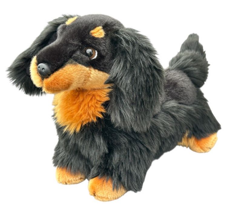 Dubi, Pies Jamnik, stojący, maskotka, 30 cm