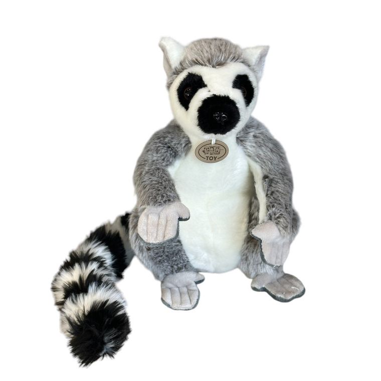 Dubi Plusz, Lemur siedzący, maskotka, 28 cm