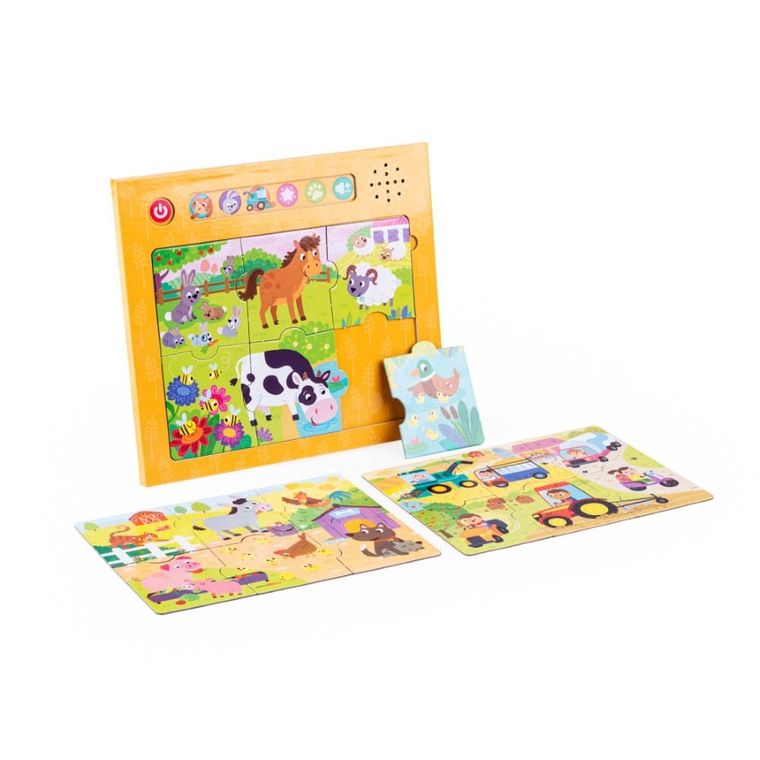 Dumel Discovery, Dźwięki Wokół Nas, Wieś, puzzle, 18 elementów