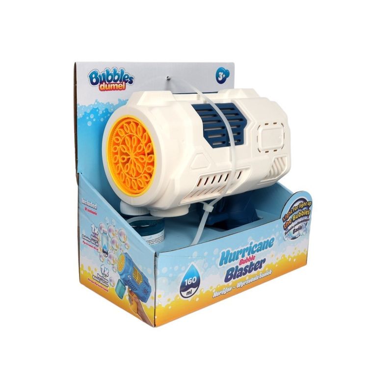 Dumel Discovery, huragan, wyrzutnia baniek mydlanych
